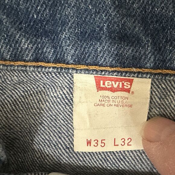 Vintage Levis 517 Orange Tab Jeans 35 X 32  (34 X 27) Men’s Bootcut 90’s USA - Picture 11 of 11